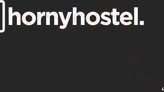 TURNED ON HOSTEL - Dude Fucks Long Boobed babe Redhead Mini Vampp While Bf Is Away