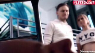 HORNYHOSTEL - ARIA LOGAN UKRAINIAN BLONDE ROMANTIC NAILED WITH HER ROOMMATE -