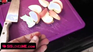 Stepsister Getting Her Vagina Banged! And Cum All Over Her Face To Stop Her Stepbro From Pranking Her