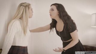 Bff gets stepbro to fuck virgin stepsis