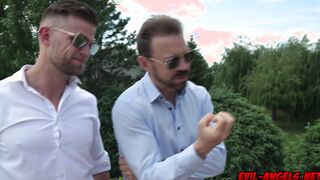Skinny ballerinas DP'ed and DOUBLE ANAL fucked!