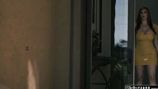 Black bf shared by gf and busty stepmom