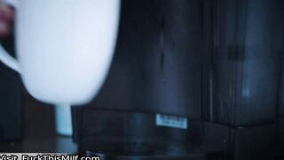 She finally has a reason to be gaped at work