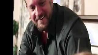 Step dad helps with anal