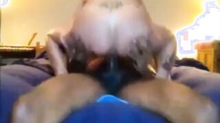 Today a BDSM training with an anal creampie