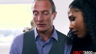 Lucky guy fucked two horny black MILFs