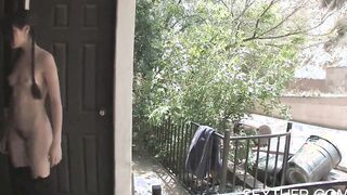 Sasha Grey Naked Outside Gif