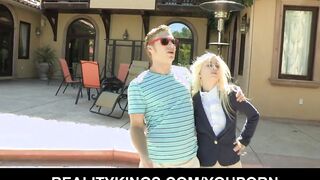 Rich young playboy seduces a young French actress