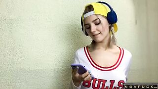 Horny Stepsister Teases her Classmate an