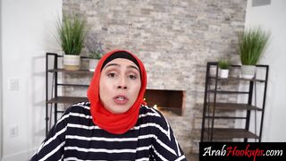 Arab teen learns how to suck a dick