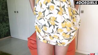 DOEGIRLS - THE RED FOX GIGANTIC ASS UKRAINIAN MILF STICKS BANANA INTO