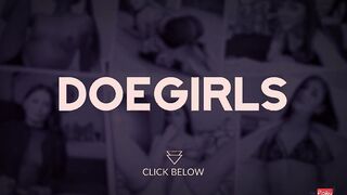 DOEGIRLS - THE RED FOX GIGANTIC ASS UKRAINIAN MILF STICKS BANANA INTO