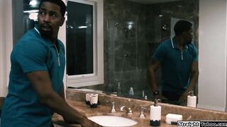 Stepdaughter lets bf fuck busty stepmom