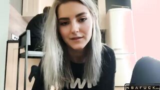 Fucking a cuckold Stepsister to cum on h