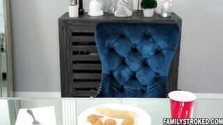 See what happens when naughty siblings shower together!
