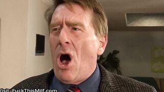 Stepdaughter & Friend Spy On Big Dick German Stepdaddy Showering