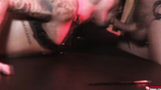 Marco Napoli and Ryan Carter team up tp pound Isaac X