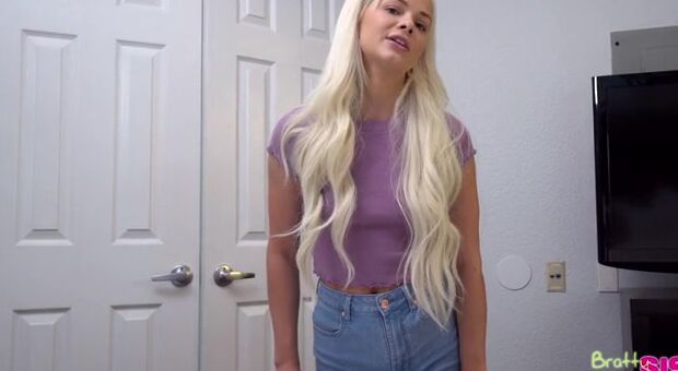 Elsa Jean has expensive taste, but this freaky blonde knows she has a Bombshell body that her stepbrother Tony craves.