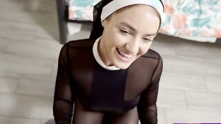 Kenzie Madison has just the costume to gotten under her preacher dad's skin: A Bae
