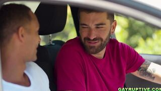 AJ and Chris rims and fucks each others filthy holes
