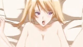 Hentai amazing busty babe gets creampie