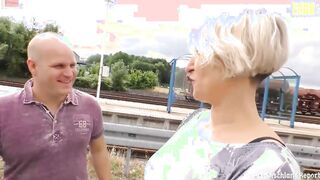 DeutschlandReport - Oda Amelie Big Boobed German Blonde Gets Her Older Snatch Nailed Rough - AMATEUREURO