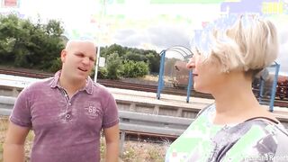 DeutschlandReport - Oda Amelie Big Boobed German Blonde Gets Her Older Snatch Nailed Rough - AMATEUREURO