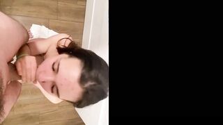 Thea blows and riding a long rough dick