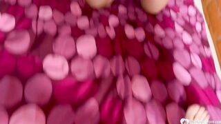 Beauty professor with huge melons sucking off cock