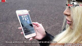 German blonde Fitness chick date a poor User