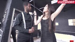 HERLIMIT - Anya Krey Is Thirsty For Anal With Darrell Deeps Huge long ebony penis - LETSDOEIT