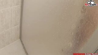 Blonde skank with natural boobies anal fucked inside a spa