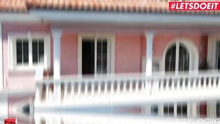 AGirlKnows - Carolina Abril And Anastasia Brokelyn Spanish teenagers Yo Lesbo Sex By The Pool