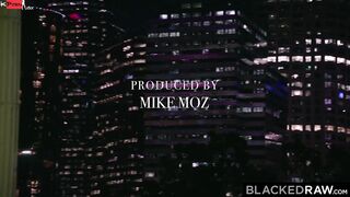 BLACKEDRAW beauty Dark Haired fucks gigantic huge ebony penis for her cuckold 2