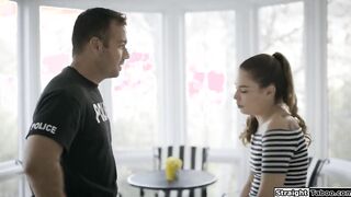Officer facefucks and bangs sisterinlaw