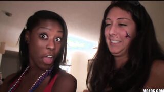 YOUNG BIG TIT BARELY LEGAL PUSSY WITH MOUTH AT PARTY HAVE three WAY W
