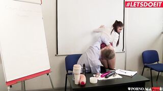 Inexperienced Student Rebecca Volpetti Getting Done For Some Goddess Anal