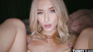 TUSHYRAW Tiny blue-eyed Hottie Emma getting her ass gaped wide