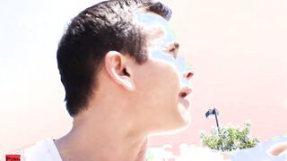Kat Krown Likes When Guys Cum On Her Gigantic Melons