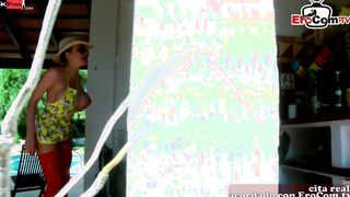 Big Titted spanish Hot screwed wild into her red tights