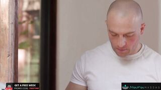 NuruMassage Jane Wilde got Smashed by Client's Stepbrother