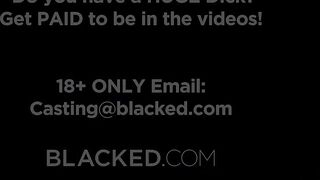 BLACKEDRAW Stranded Eliza gets some big black cock assistance