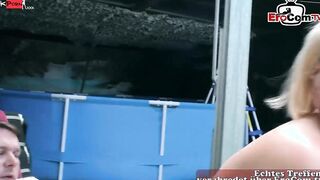 German ex-wife ask Husband to make a amateur porn