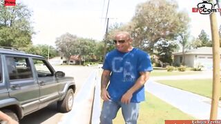 Blonde Women pick up for cheating on his boyfriend