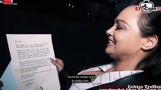 Milf mit big boobies and inside Nylons pick up at the street