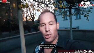 Milf mit big boobies and inside Nylons pick up at the street
