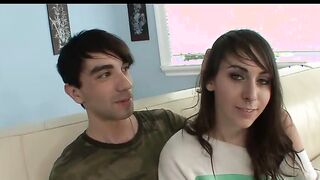 Tatted And Pierced Dark Haired Getting A Thick Anal Creampie