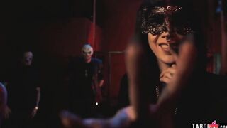 Twisted therapist makes 19 yo face her fears with a double penetration