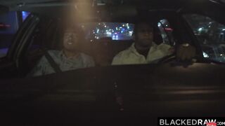 BLACKEDRAW Beautiful young blonde besties take on 2 BBC
