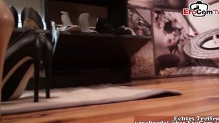 GERMAN SHOE FETISH FEMALE DOMINATION MILF GOTTEN ANAL SCREWED!